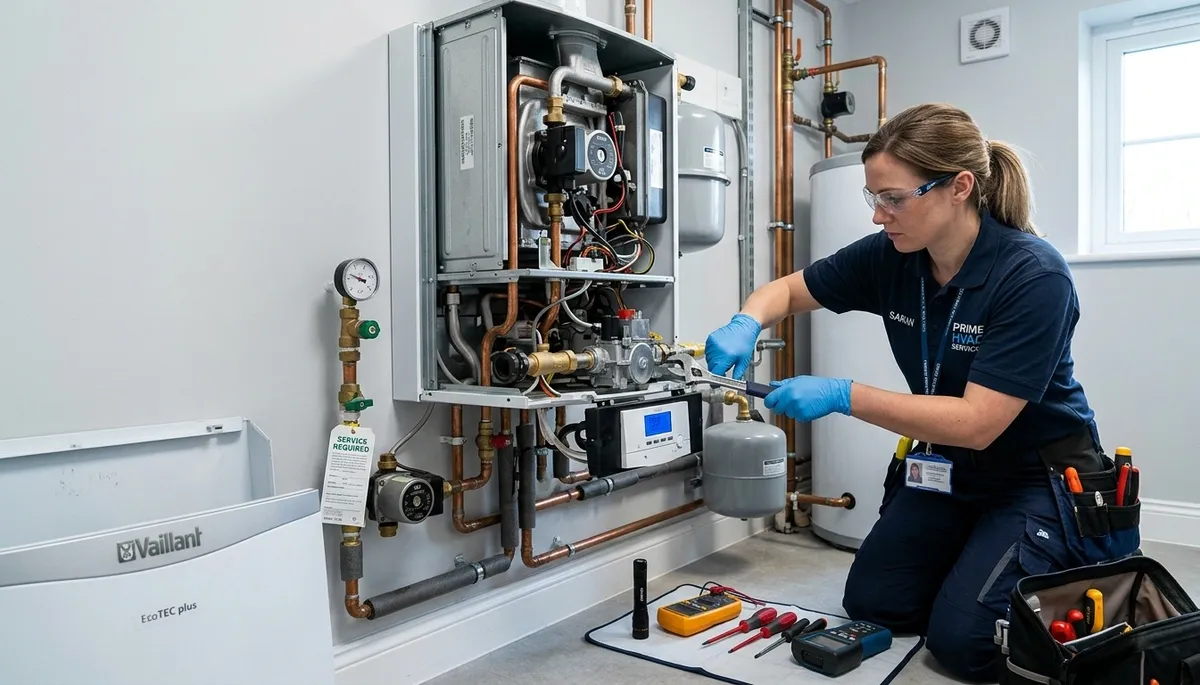 Licensed technician providing expert boiler repair service in Aurora, CO home